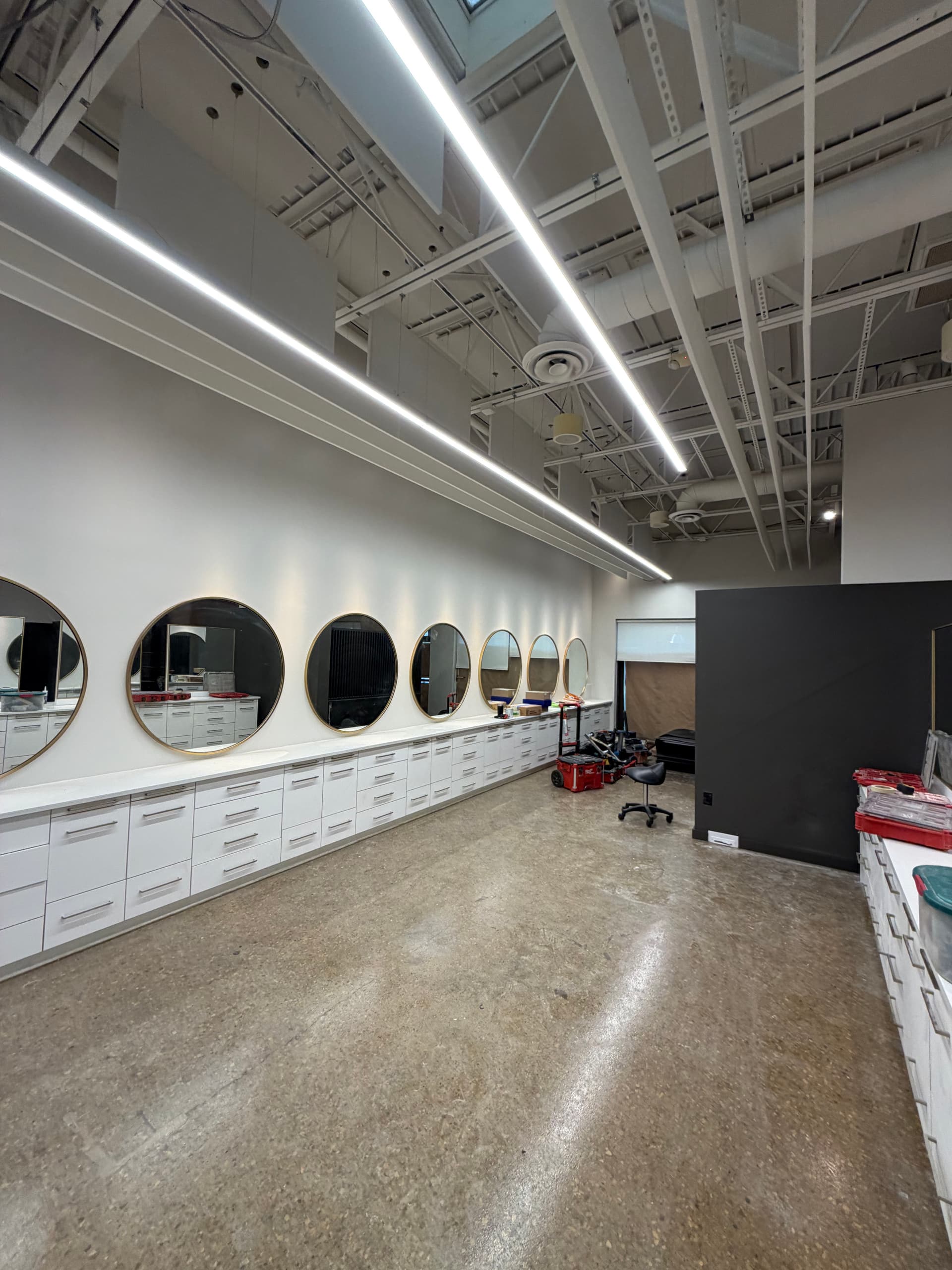 Gallery photos for Full Electrical Buildout Complete for Santé Beauty Salon: Image #5