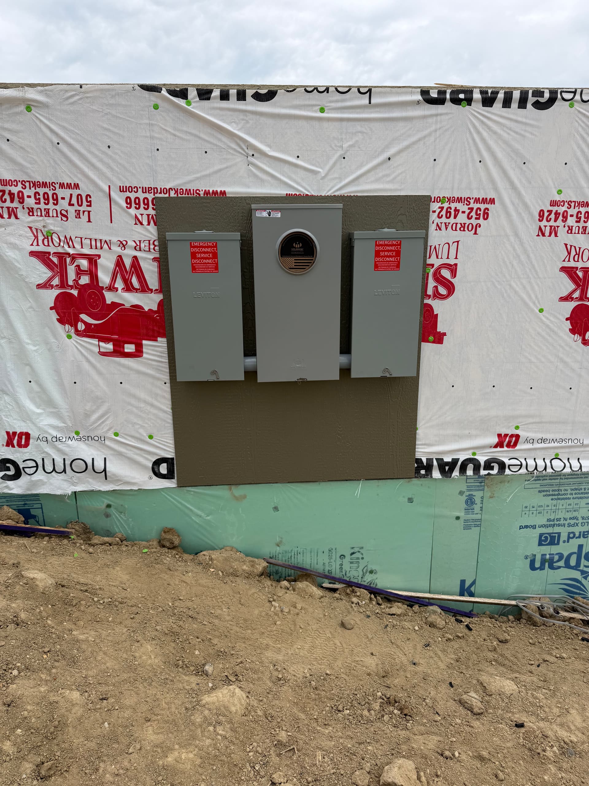 New Construction Electrical Service Install for a Shop and Home image