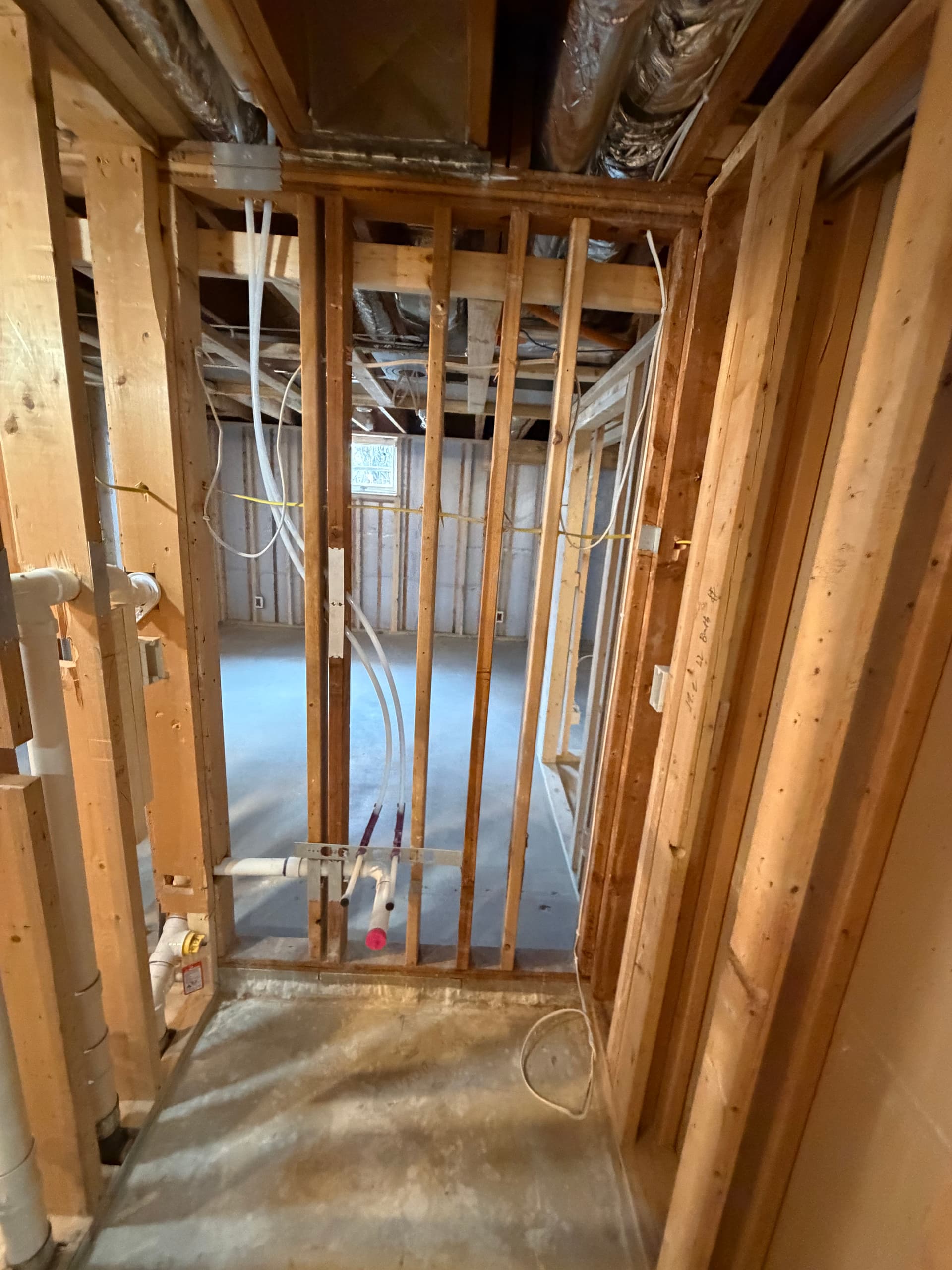 Gallery photos for Inside an Edina Basement Remodel at the Framing Stage: Image #7
