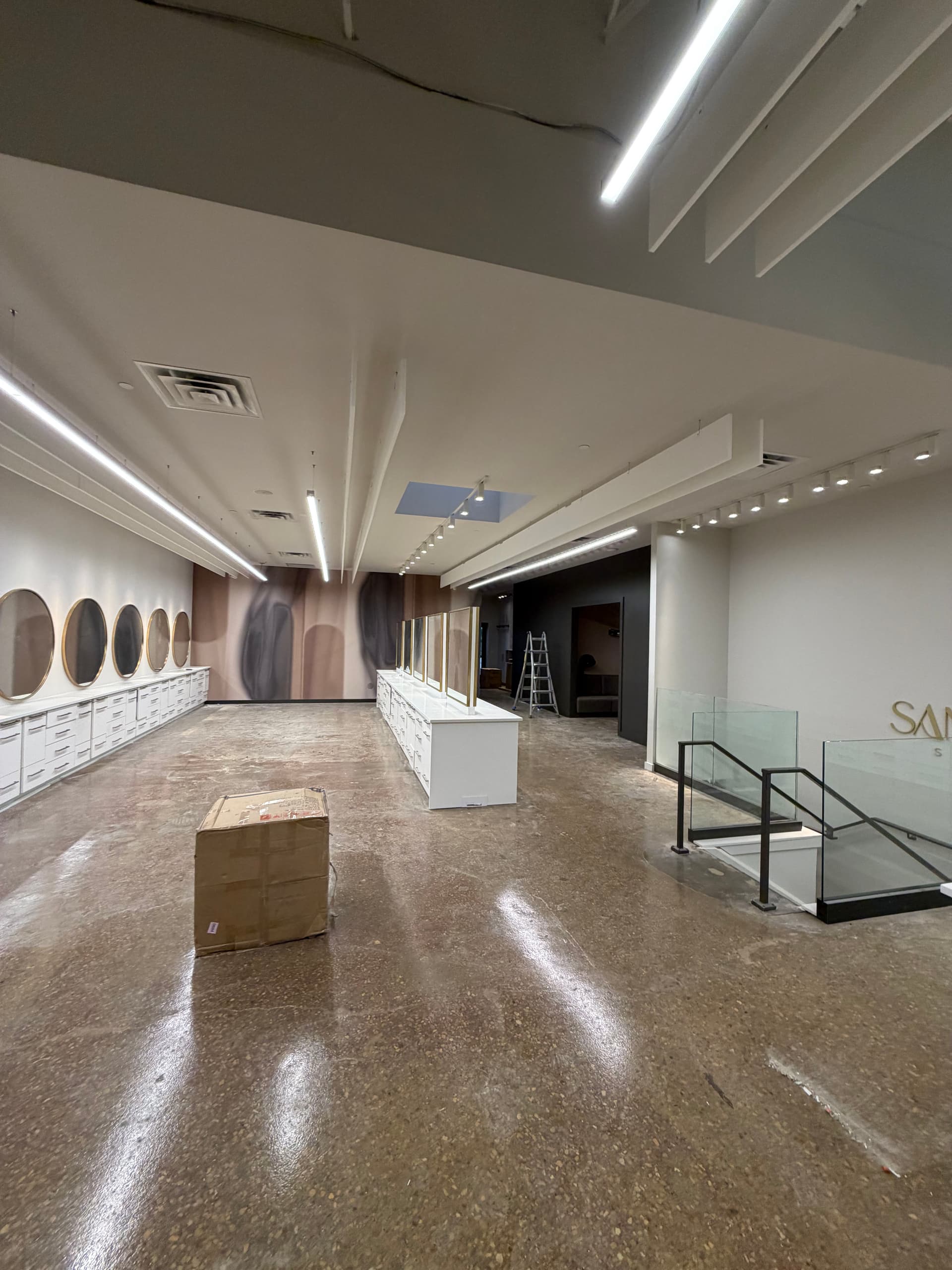 Gallery photos for Full Electrical Buildout Complete for Santé Beauty Salon: Image #7