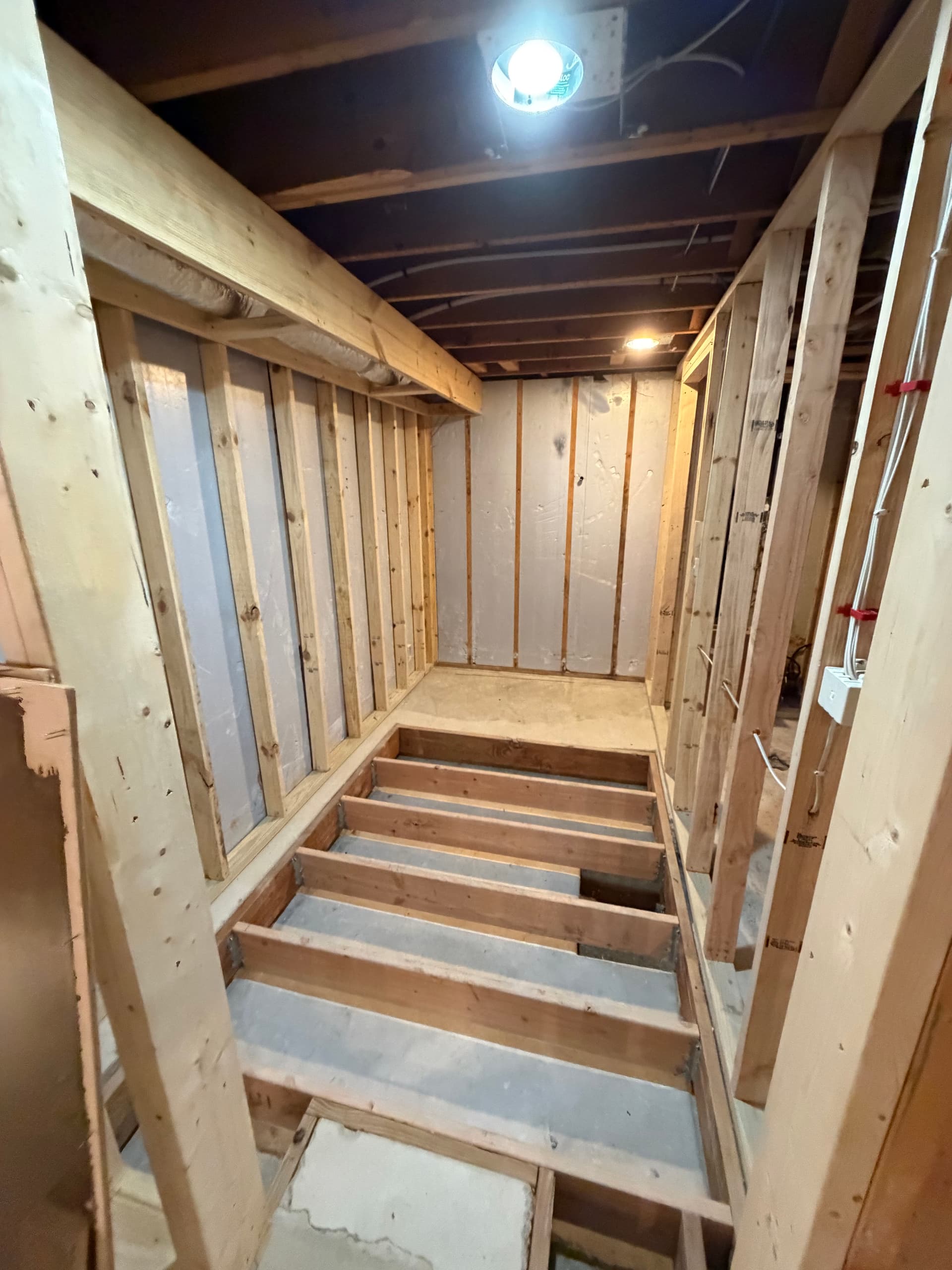 Gallery photos for Inside an Edina Basement Remodel at the Framing Stage: Image #9