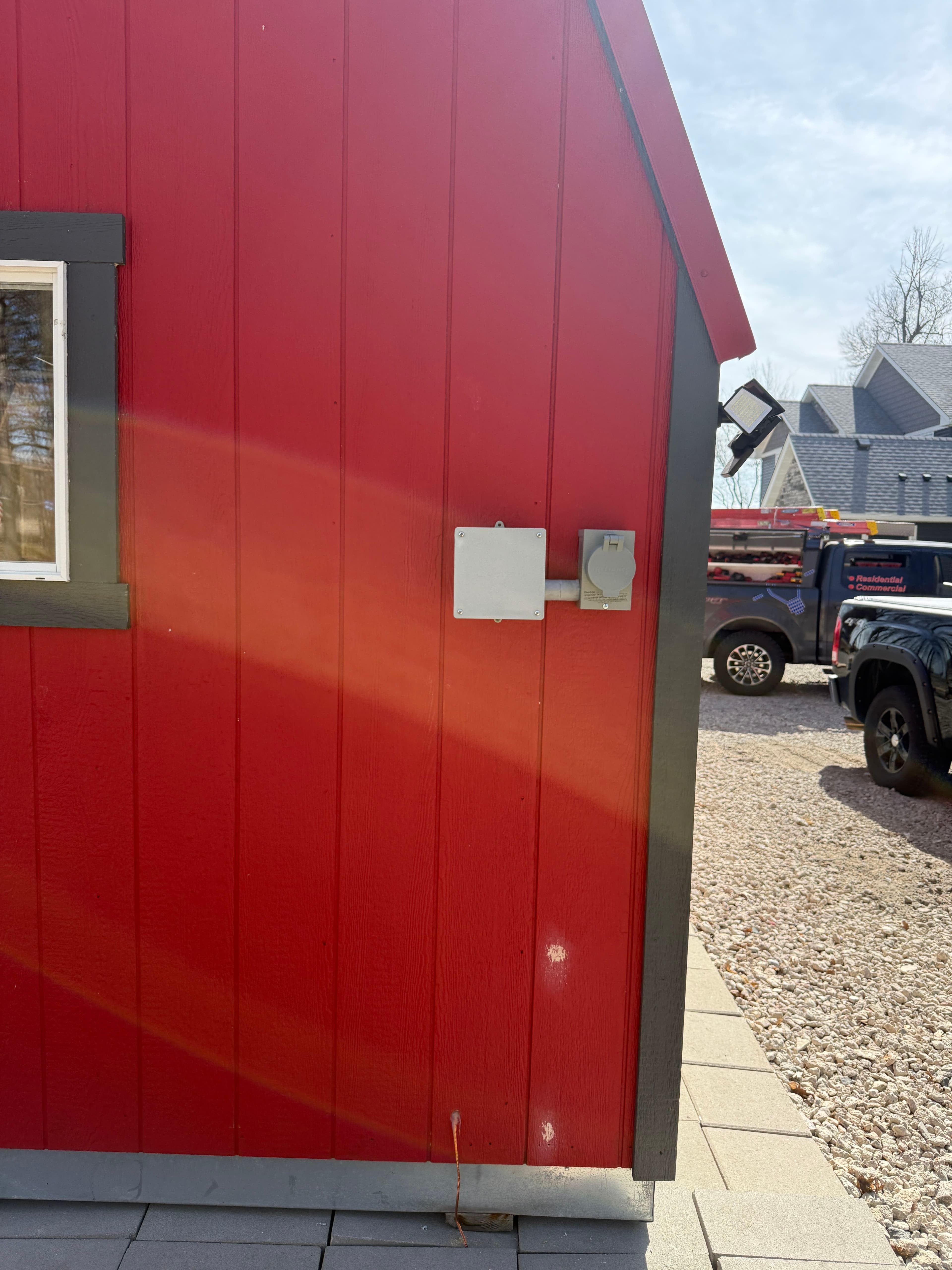 Project Full Electrical Build-Out for a New Wood Shop Shed image