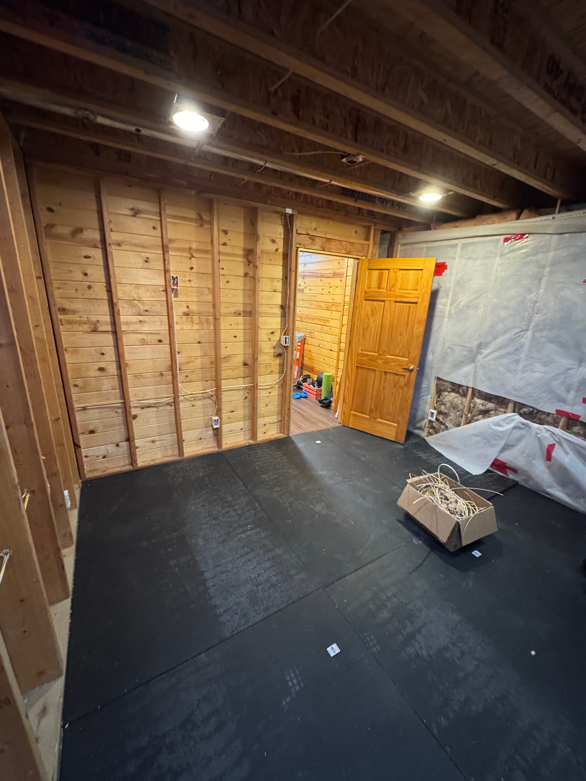 Gallery photos for Wiring for a Functional Lower Level Exercise Room in New Prague: Image #2