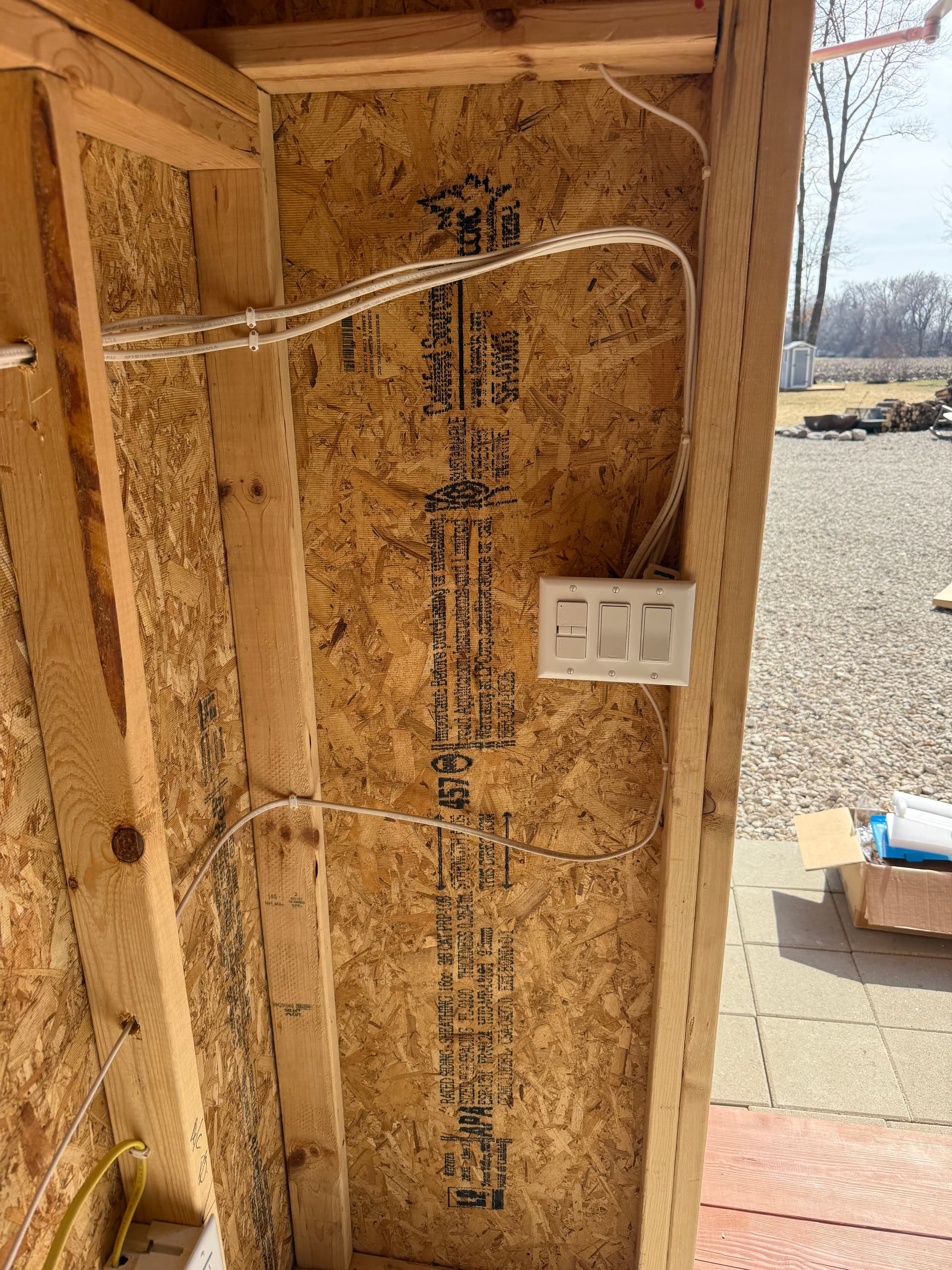 Gallery photos for Full Electrical Build-Out for a New Wood Shop Shed: Image #4