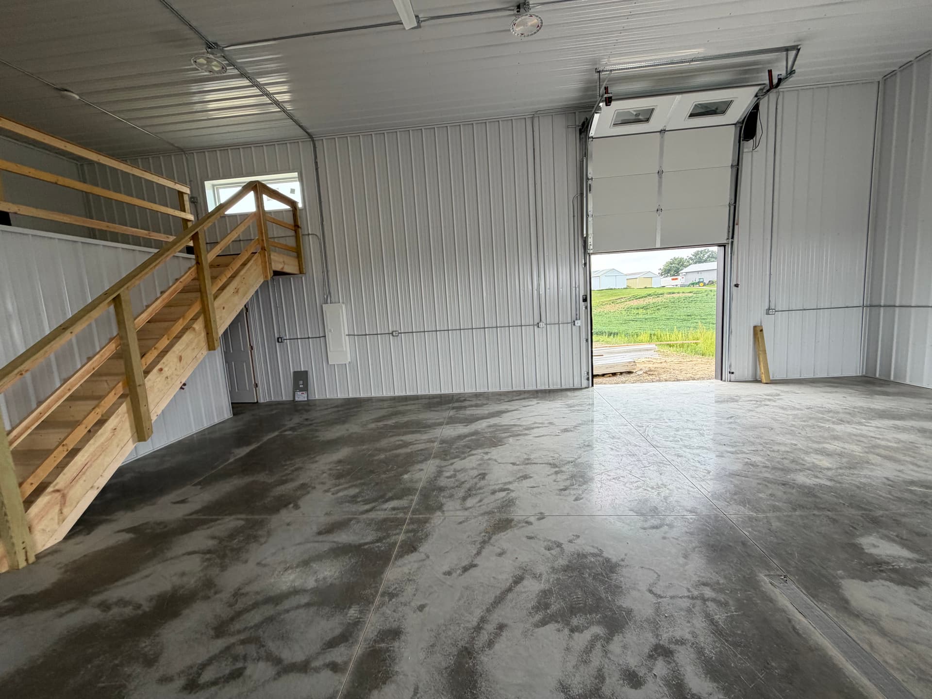 Gallery photos for New Construction Electrical Rough-In Complete on This Pole Barn Build: Image #5