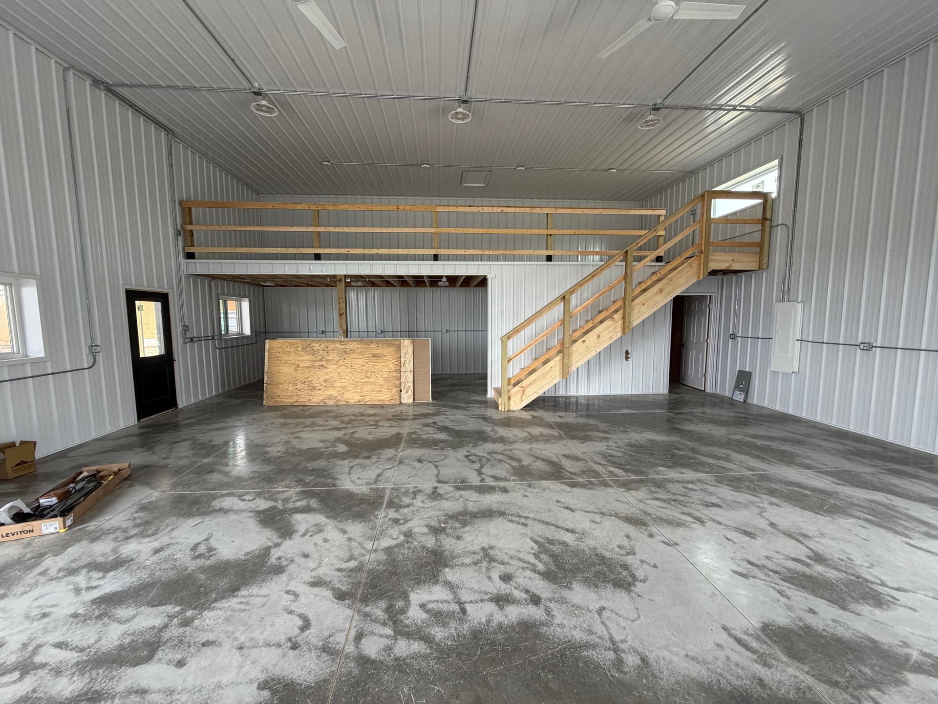 Gallery photos for New Construction Electrical Rough-In Complete on This Pole Barn Build: Image #6