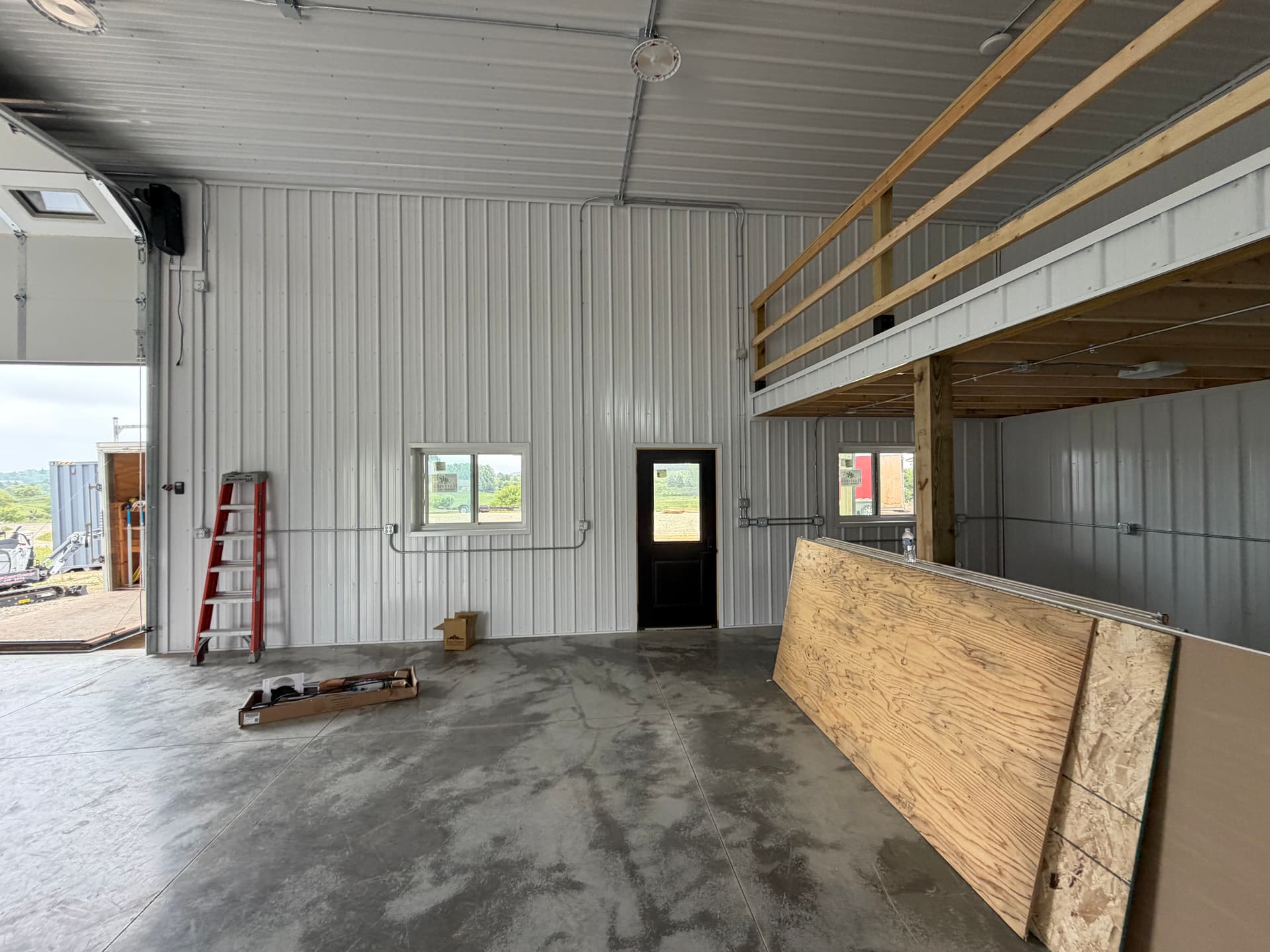 Gallery photos for New Construction Electrical Rough-In Complete on This Pole Barn Build: Image #2