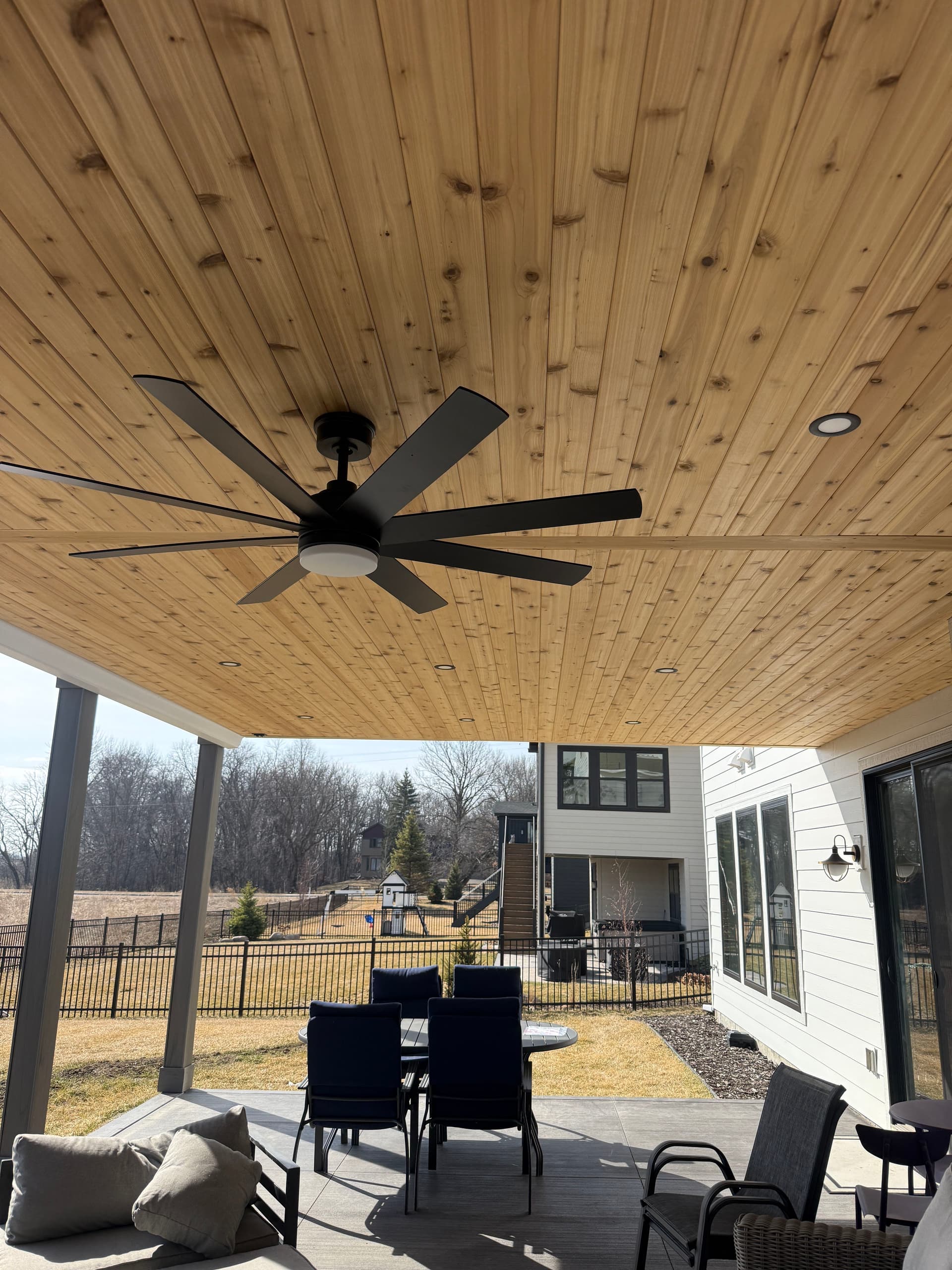 Gallery photos for Under-Deck Outdoor Living Space with Sauna and Lighting: Image #1