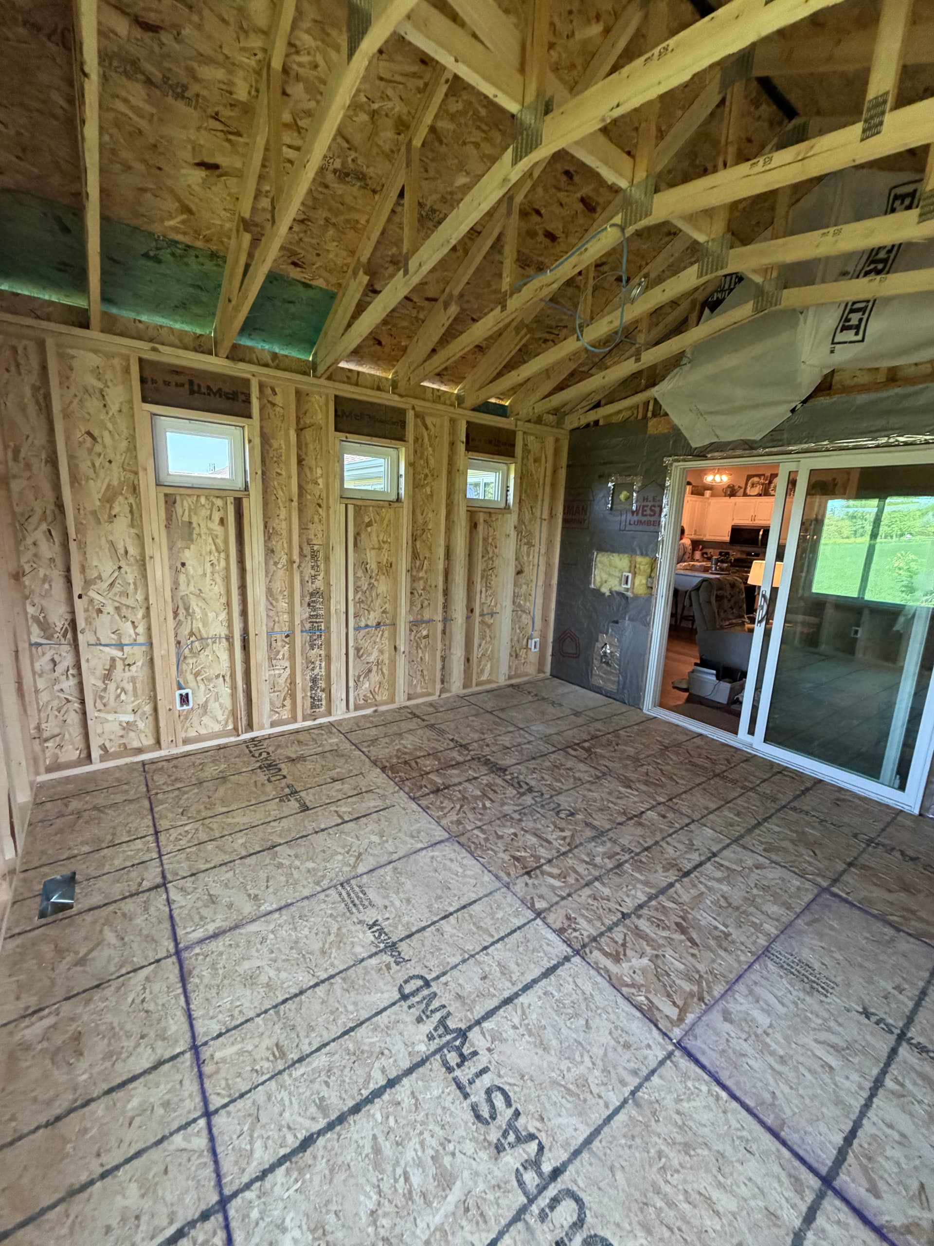 Gallery photos for 4-Season Porch Addition Going Up in Waconia: Image #1
