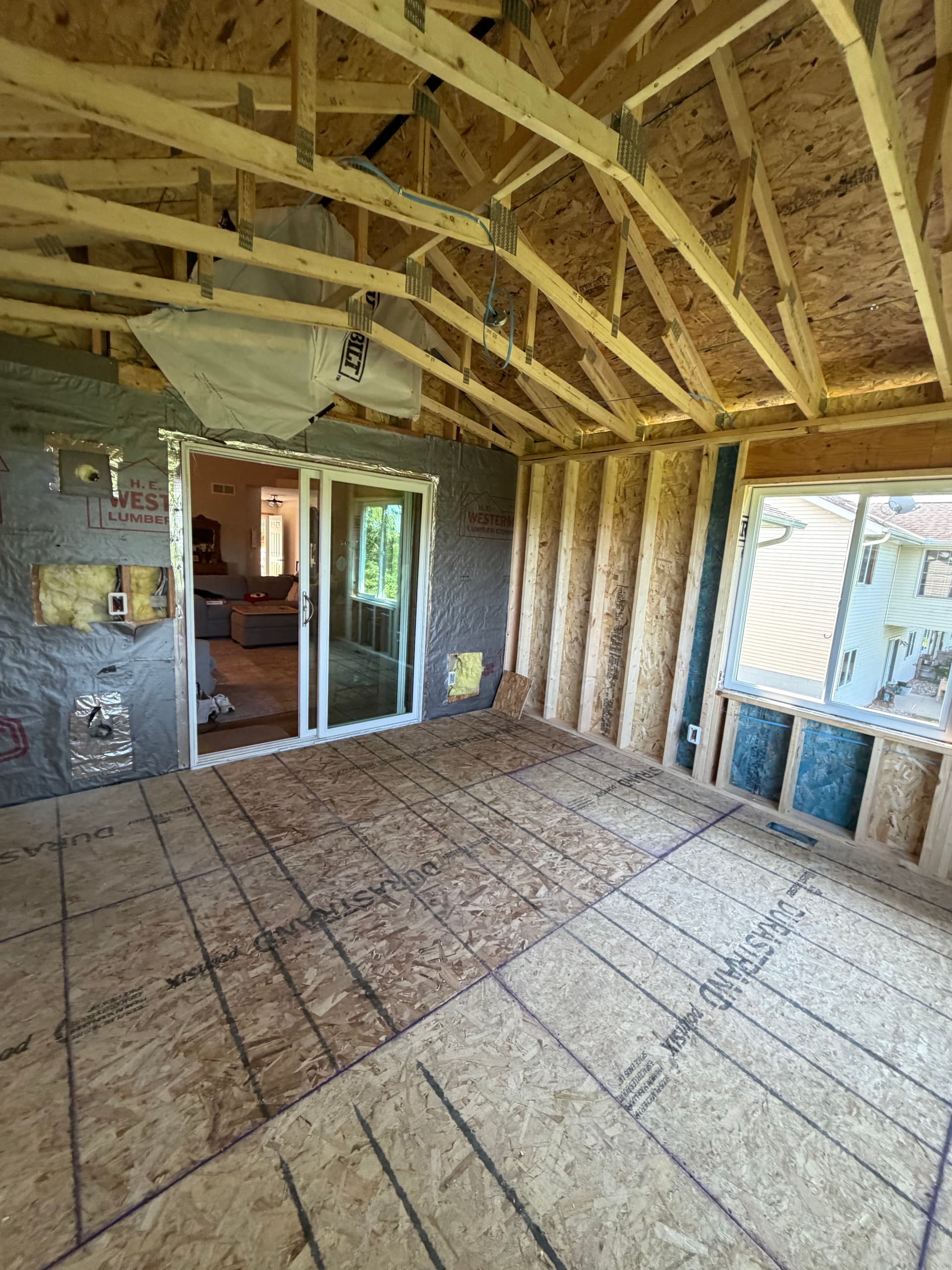 Gallery photos for 4-Season Porch Addition Going Up in Waconia: Image #2