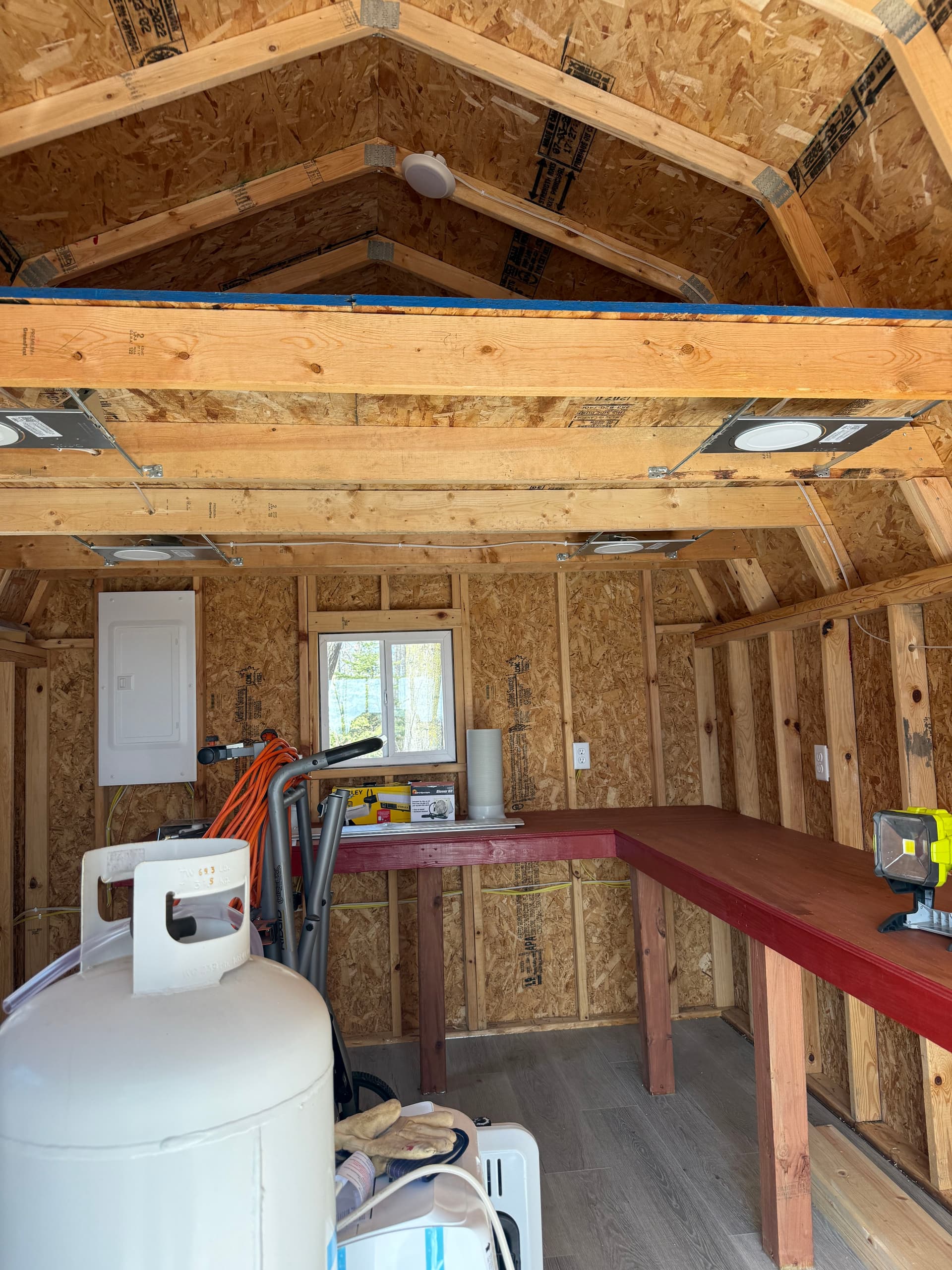 Gallery photos for Full Electrical Build-Out for a New Wood Shop Shed: Image #5